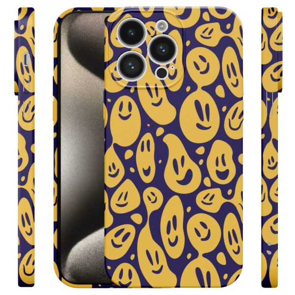 smileys opdruk_iPhone 15 Pro Max telefoonhoesje met volledige rondom bedrukking (4)