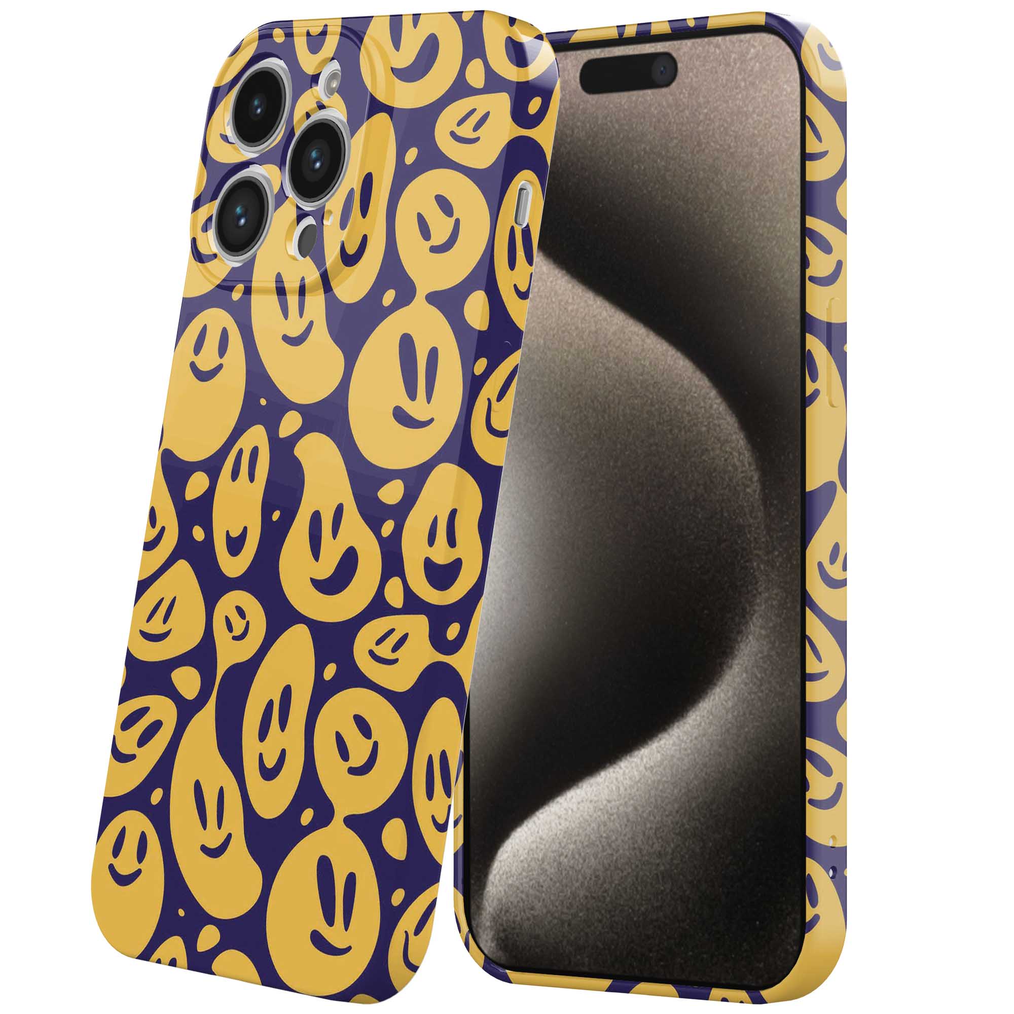 smileys opdruk_iPhone 15 Pro Max telefoonhoesje met volledige rondom bedrukking (6)