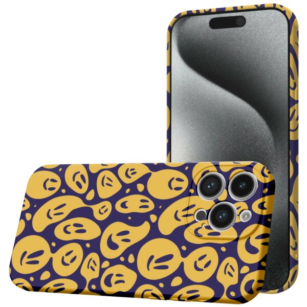 smileys opdruk_iPhone 15 Pro telefoonhoesje met volledige rondom bedrukking (1)