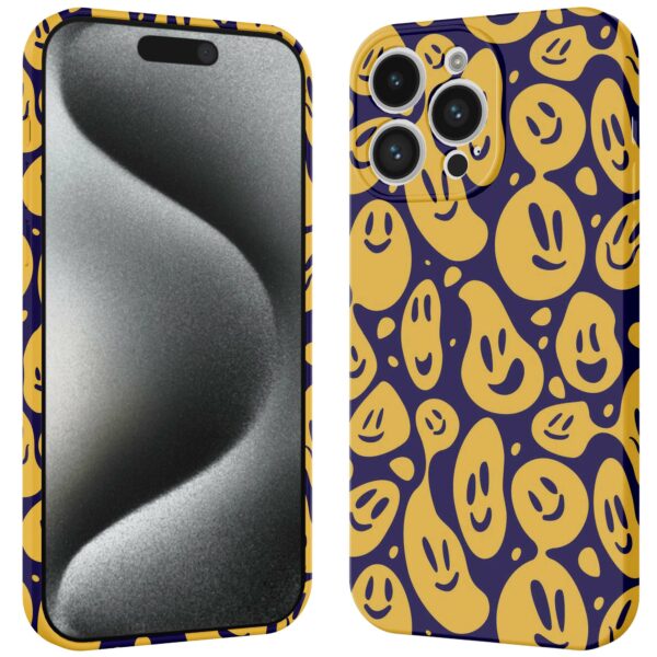 smileys opdruk_iPhone 15 Pro telefoonhoesje met volledige rondom bedrukking (3)