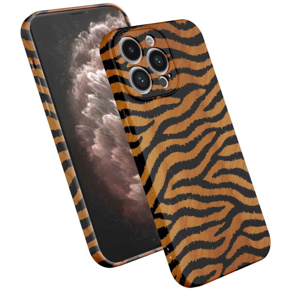tijger en panter opdruk_iPhone 11 Pro Max telefoonhoesje met volledige rondom bedrukking (2)