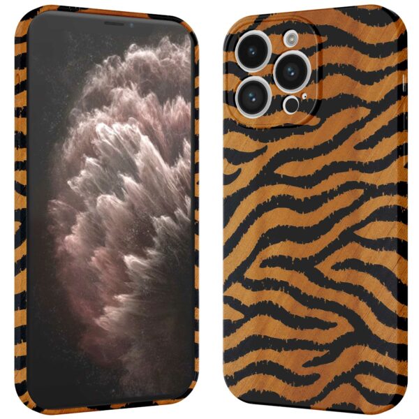 tijger en panter opdruk_iPhone 11 Pro Max telefoonhoesje met volledige rondom bedrukking (3)