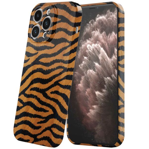 tijger en panter opdruk_iPhone 11 Pro Max telefoonhoesje met volledige rondom bedrukking (6)