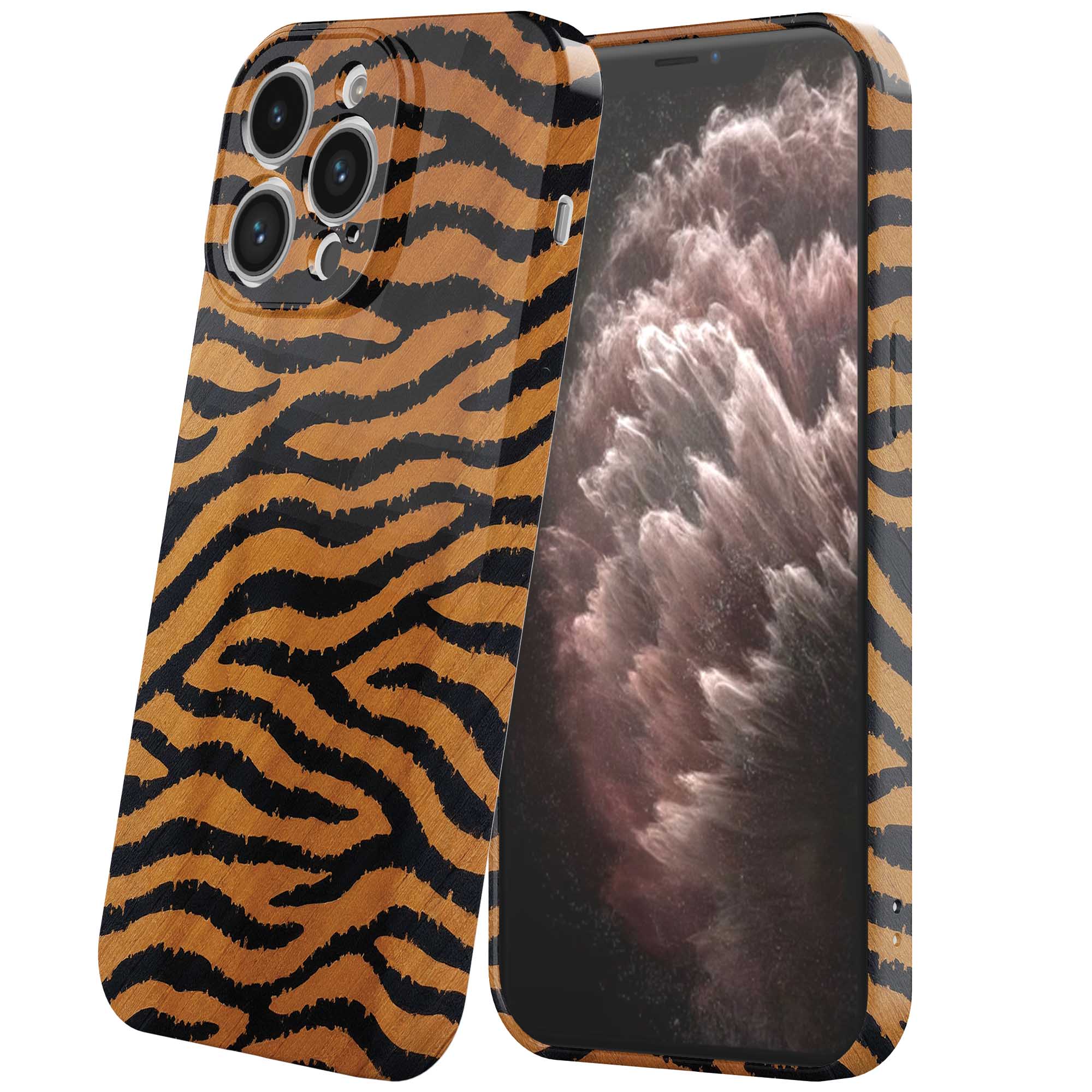 tijger en panter opdruk_iPhone 11 Pro Max telefoonhoesje met volledige rondom bedrukking (6)
