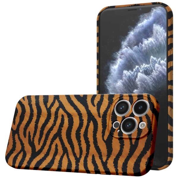 tijger en panter opdruk_iPhone 11 Pro telefoonhoesje met volledige rondom bedrukking (1)