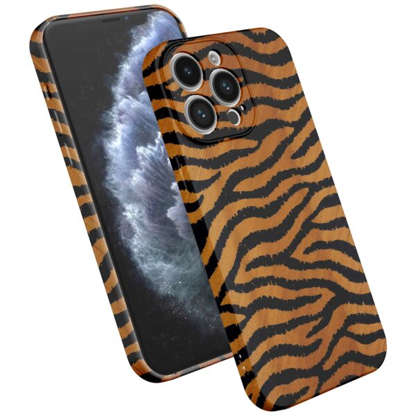 tijger en panter opdruk_iPhone 11 Pro telefoonhoesje met volledige rondom bedrukking (2)