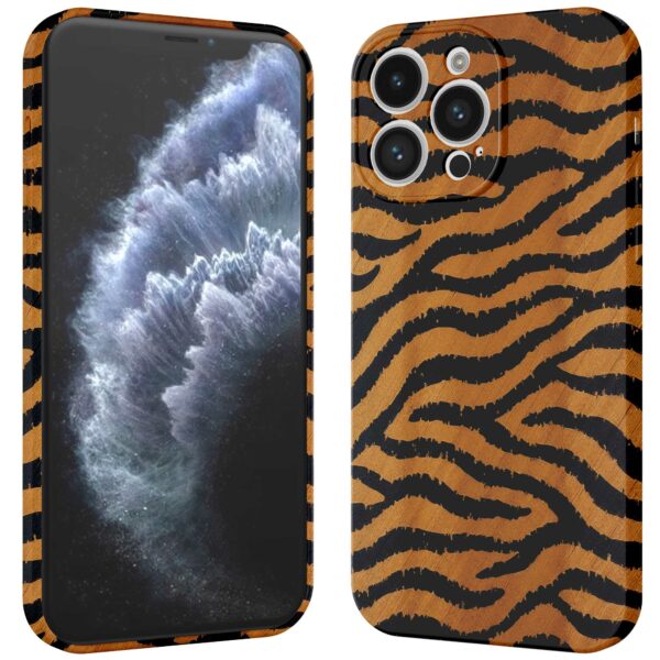 tijger en panter opdruk_iPhone 11 Pro telefoonhoesje met volledige rondom bedrukking (3)