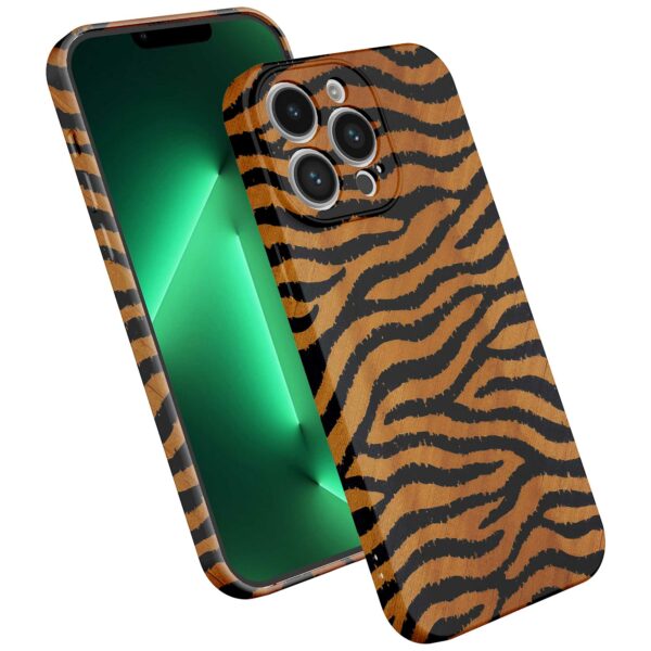 tijger en panter opdruk_iPhone 13 Pro Max telefoonhoesje met volledige rondom bedrukking (2)