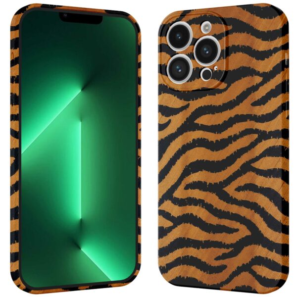 tijger en panter opdruk_iPhone 13 Pro Max telefoonhoesje met volledige rondom bedrukking (3)