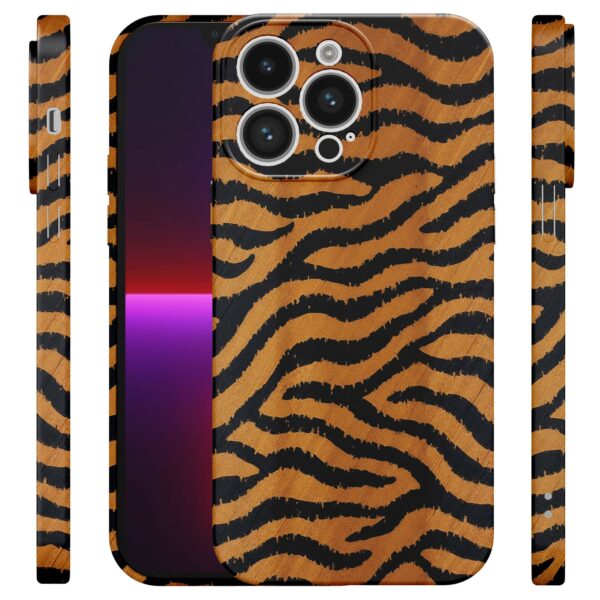 tijger en panter opdruk_iPhone 13 Pro telefoonhoesje met volledige rondom bedrukking (3)