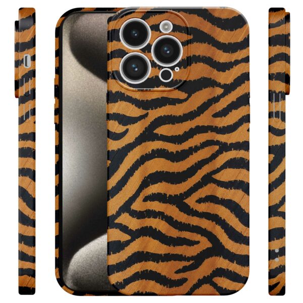 tijger en panter opdruk_iPhone 15 Pro Max telefoonhoesje met volledige rondom bedrukking (4)