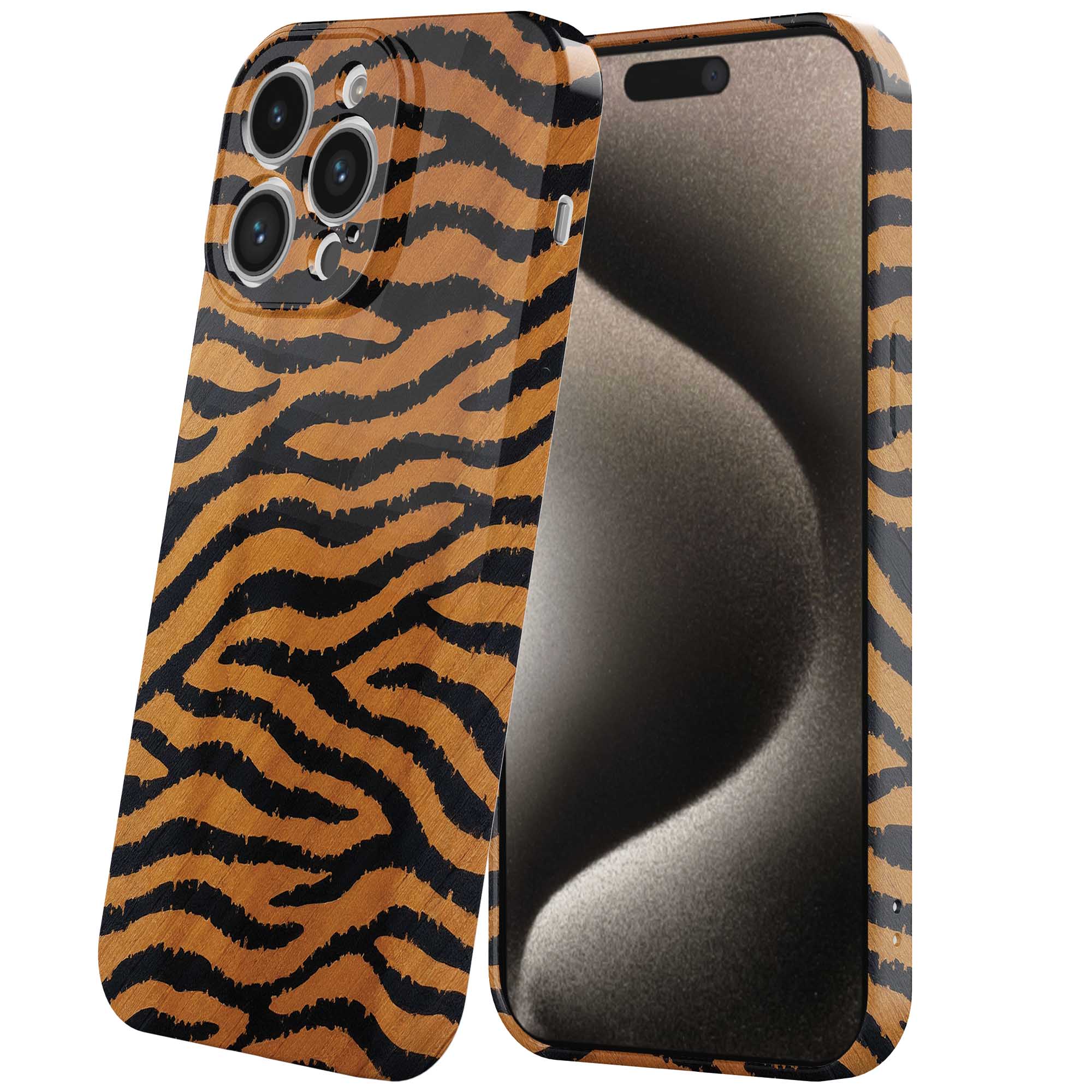 tijger en panter opdruk_iPhone 15 Pro Max telefoonhoesje met volledige rondom bedrukking (6)