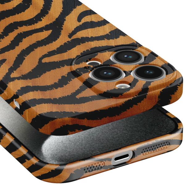 tijger en panter opdruk_iPhone 15 Pro telefoonhoesje met volledige rondom bedrukking (5)
