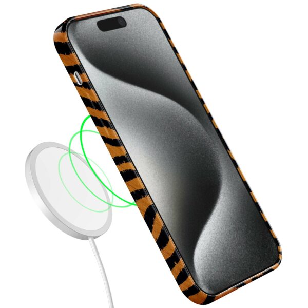 tijger en panter opdruk_iPhone 15 Pro telefoonhoesje met volledige rondom bedrukking (7)