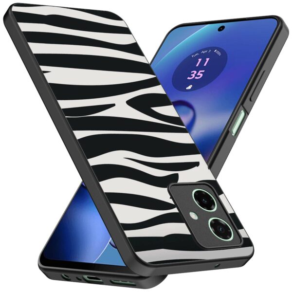 zebra opdruk_Motorola Moto G64 telefoonhoesje (2)