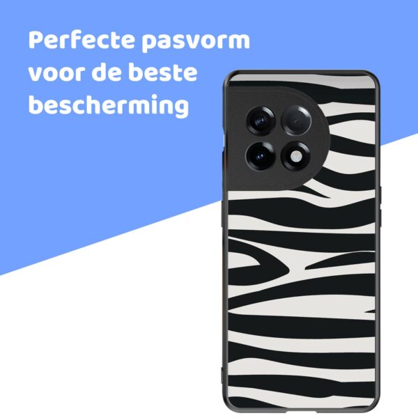 zebra opdruk_OnePlus 11R Telefoonhoesje (4)