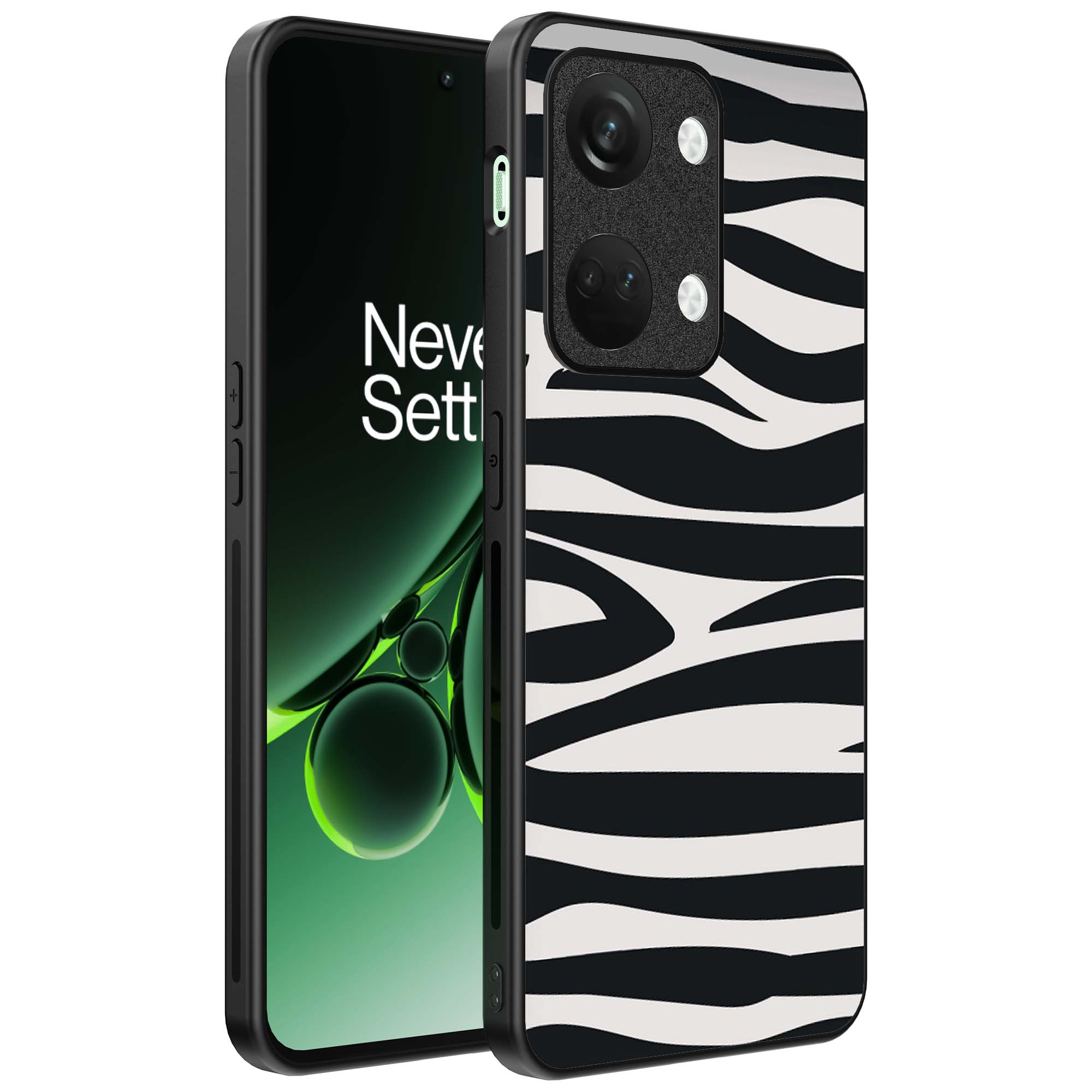 zebra opdruk_OnePlus Nord 3 Telefoonhoesje (1)