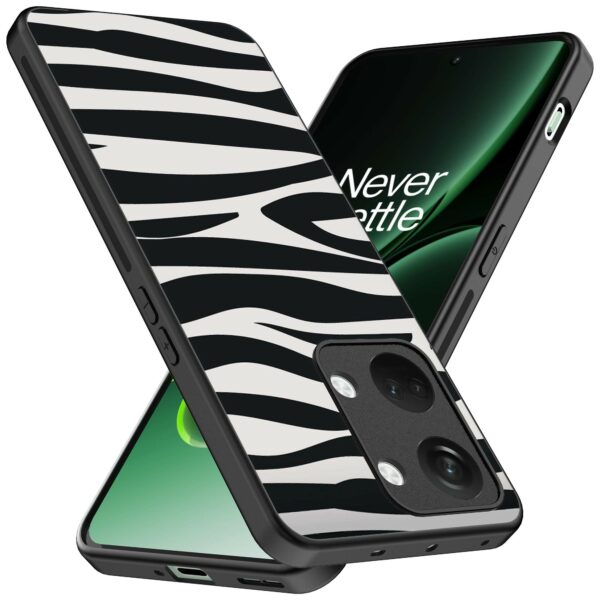 zebra opdruk_OnePlus Nord 3 Telefoonhoesje (2)