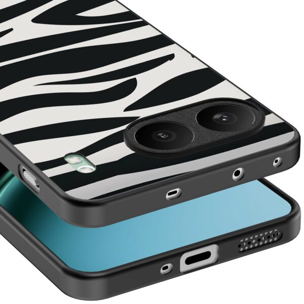 zebra opdruk_OnePlus Nord 4 Telefoonhoesje (3)