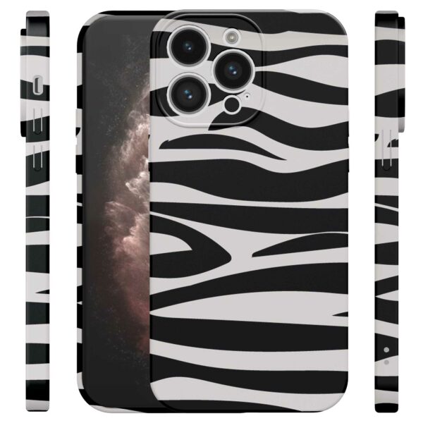 zebra opdruk_iPhone 11 Pro Max telefoonhoesje met volledige rondom bedrukking (4)