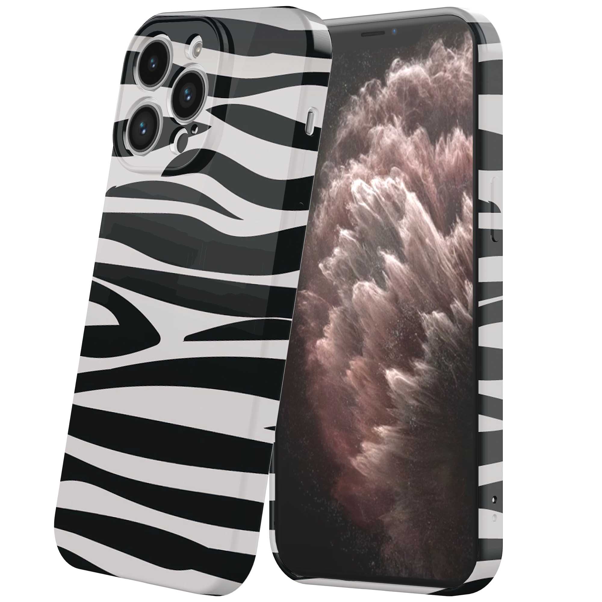 zebra opdruk_iPhone 11 Pro Max telefoonhoesje met volledige rondom bedrukking (6)