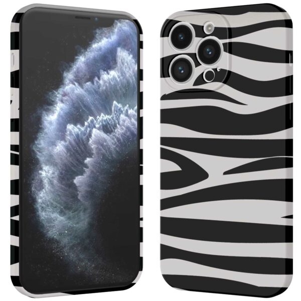 zebra opdruk_iPhone 11 Pro telefoonhoesje met volledige rondom bedrukking (3)