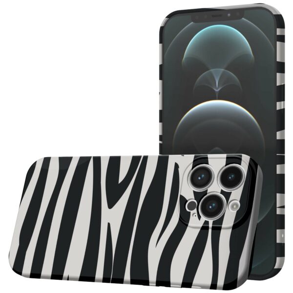 zebra opdruk_iPhone 12 Pro Max telefoonhoesje met volledige rondom bedrukking (1)