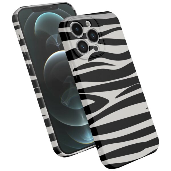 zebra opdruk_iPhone 12 Pro Max telefoonhoesje met volledige rondom bedrukking (2)