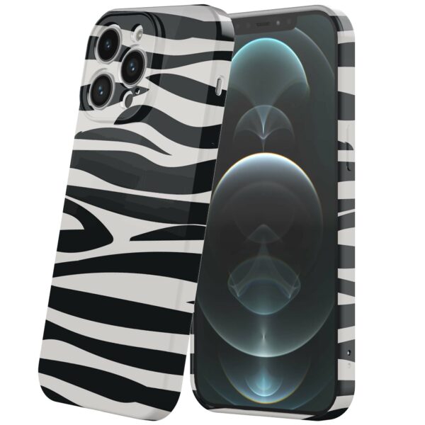 zebra opdruk_iPhone 12 Pro Max telefoonhoesje met volledige rondom bedrukking (6)