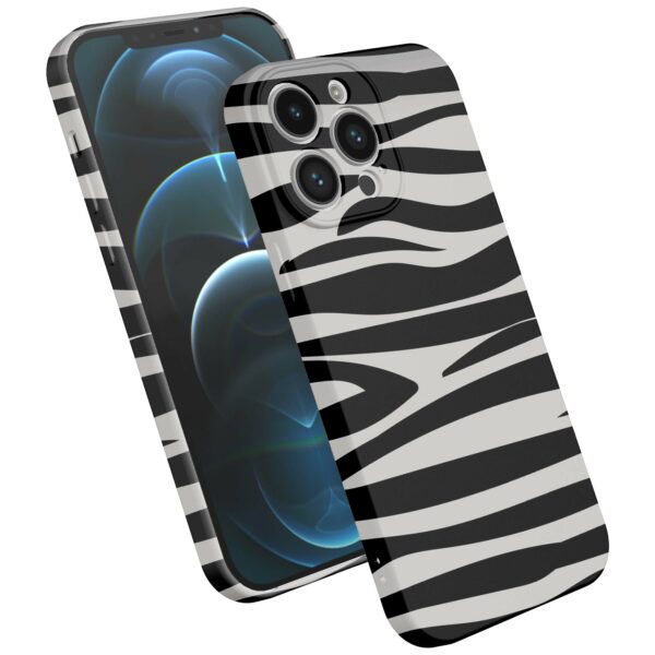 zebra opdruk_iPhone 12 Pro telefoonhoesje met volledige rondom bedrukking (2)