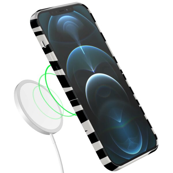 zebra opdruk_iPhone 12 Pro telefoonhoesje met volledige rondom bedrukking (7)