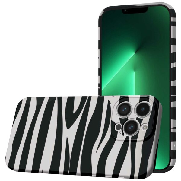 zebra opdruk_iPhone 13 Pro Max telefoonhoesje met volledige rondom bedrukking (1)