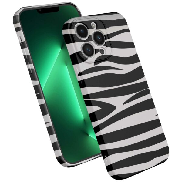 zebra opdruk_iPhone 13 Pro Max telefoonhoesje met volledige rondom bedrukking (2)
