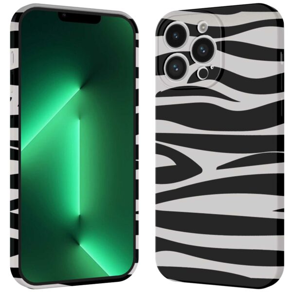 zebra opdruk_iPhone 13 Pro Max telefoonhoesje met volledige rondom bedrukking (3)