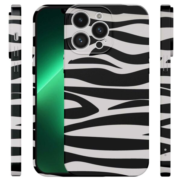 zebra opdruk_iPhone 13 Pro Max telefoonhoesje met volledige rondom bedrukking (4)