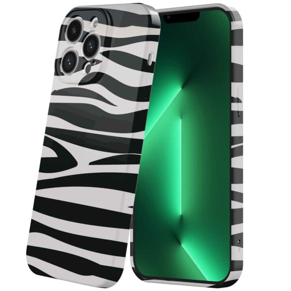 zebra opdruk_iPhone 13 Pro Max telefoonhoesje met volledige rondom bedrukking (6)