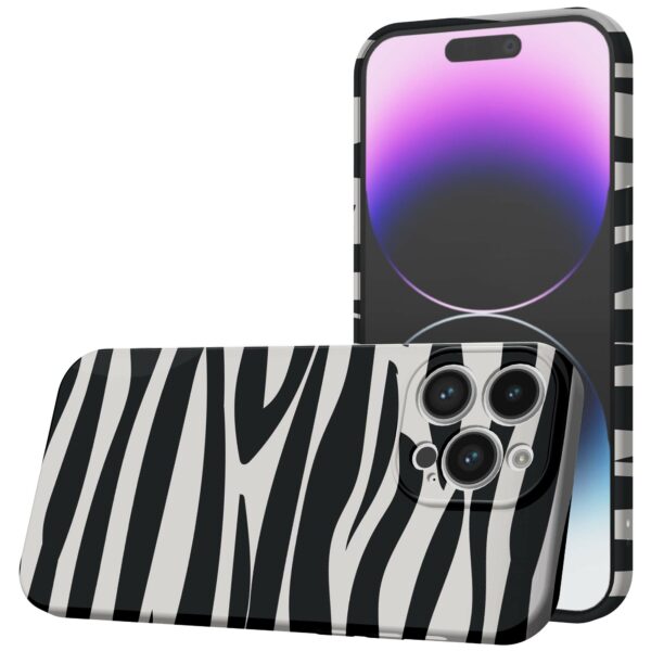 zebra opdruk_iPhone 14 Pro Max telefoonhoesje met volledige rondom bedrukking (1)