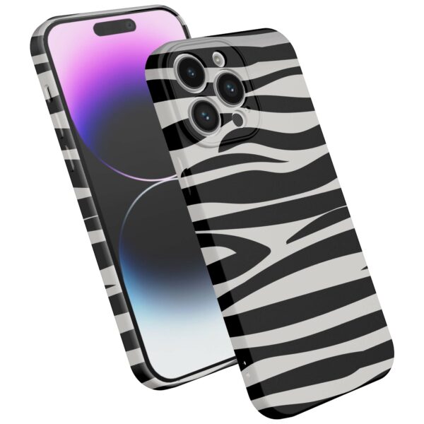 zebra opdruk_iPhone 14 Pro Max telefoonhoesje met volledige rondom bedrukking (2)