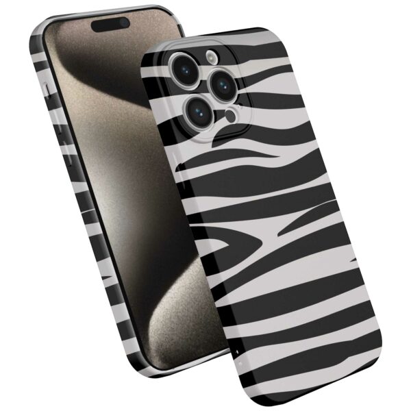 zebra opdruk_iPhone 15 Pro Max telefoonhoesje met volledige rondom bedrukking (2)