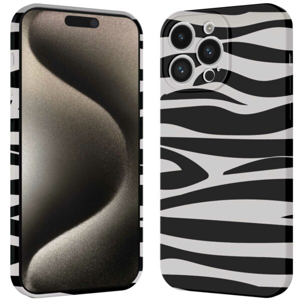 zebra opdruk_iPhone 15 Pro Max telefoonhoesje met volledige rondom bedrukking (3)