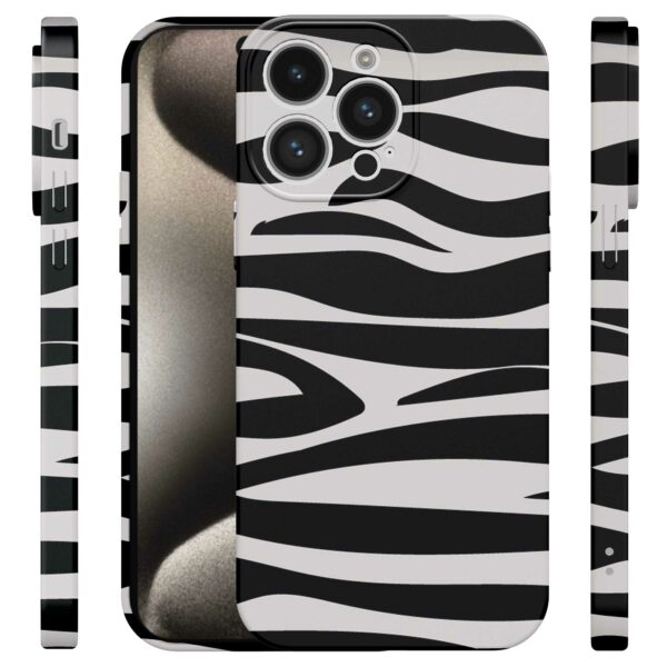 zebra opdruk_iPhone 15 Pro Max telefoonhoesje met volledige rondom bedrukking (4)