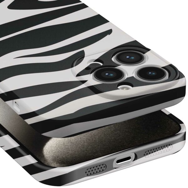 zebra opdruk_iPhone 15 Pro Max telefoonhoesje met volledige rondom bedrukking (5)