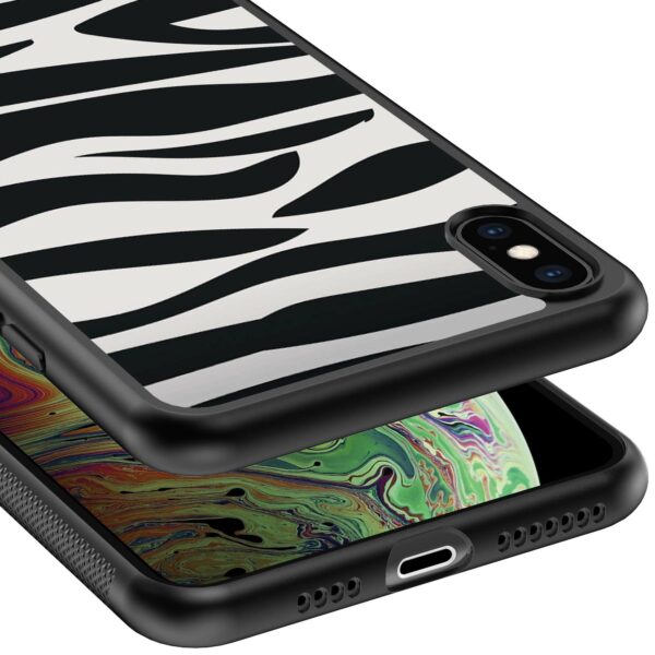 zebra opdruk_iPhone X-Xs telefoonhoesje (3)