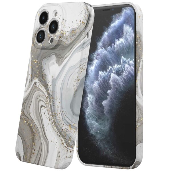 zilver marmer opdruk_iPhone 11 Pro telefoonhoesje met volledige rondom bedrukking (6)