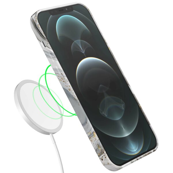 zilver marmer opdruk_iPhone 12 Pro Max telefoonhoesje met volledige rondom bedrukking (7)