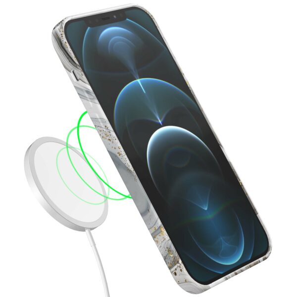 zilver marmer opdruk_iPhone 12 Pro telefoonhoesje met volledige rondom bedrukking (7)