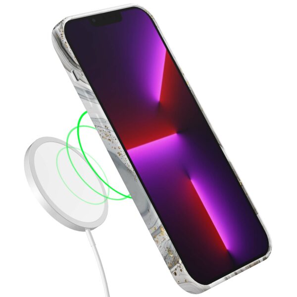 zilver marmer opdruk_iPhone 13 Pro telefoonhoesje met volledige rondom bedrukking (7)