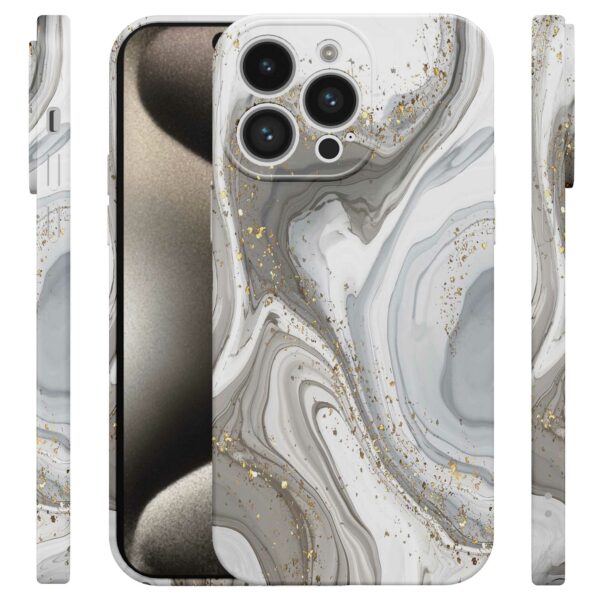 zilver marmer opdruk_iPhone 15 Pro Max telefoonhoesje met volledige rondom bedrukking (4)