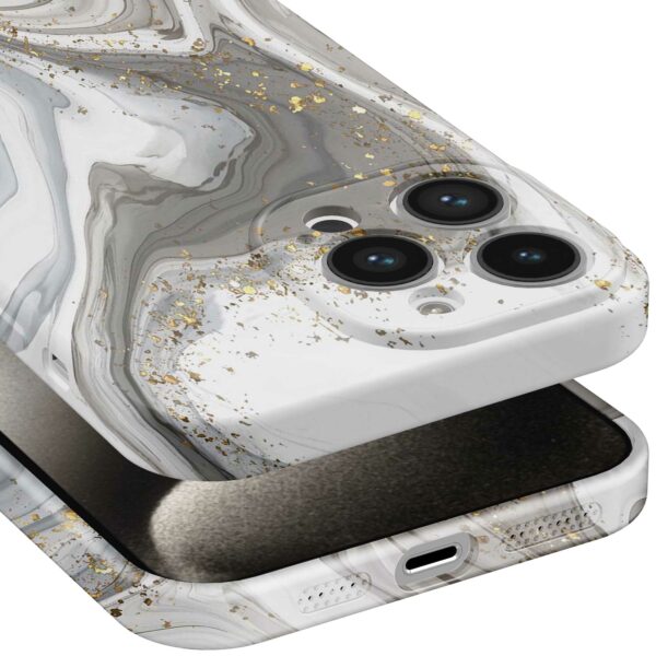 zilver marmer opdruk_iPhone 15 Pro Max telefoonhoesje met volledige rondom bedrukking (5)