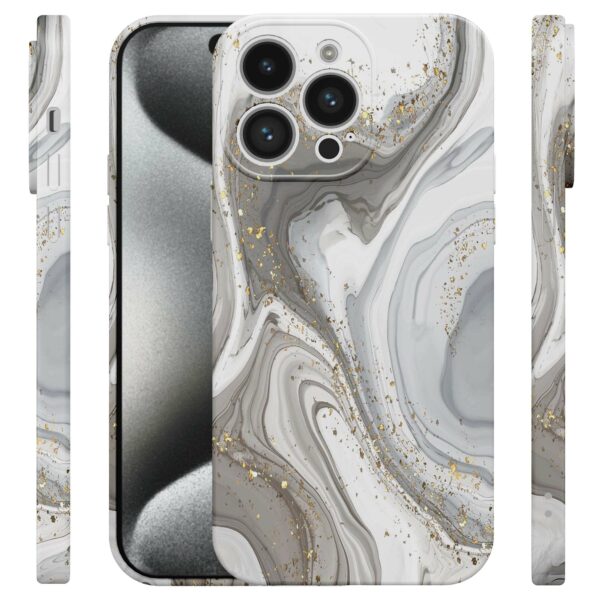 zilver marmer opdruk_iPhone 15 Pro telefoonhoesje met volledige rondom bedrukking (4)